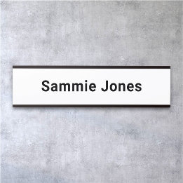 Changeable Office Name Plate for Door Custom
