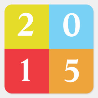 Changeable to Class of 2018 Square Sticker