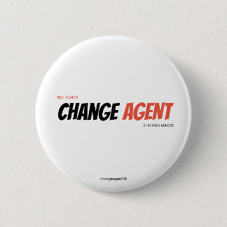 changeagent 6 cm round badge