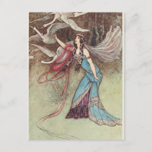Changed into Swans - Postcard