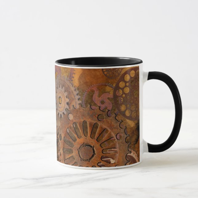 Changing Gear - Steampunk Gears & Cogs Mug (Right)