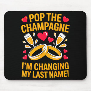 Changing Last Name Future Husbande Wife Husband Mouse Mat