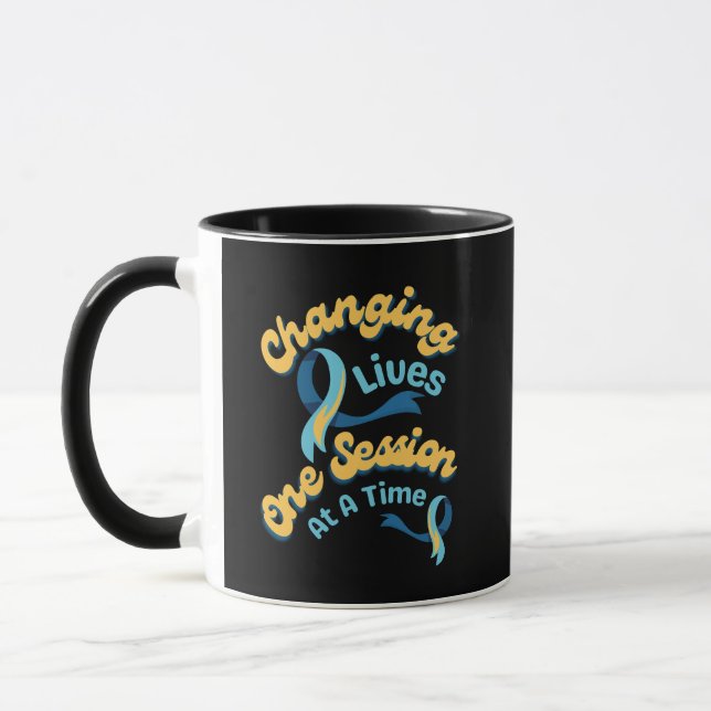 Changing Lives One Session At A Time Mug (Left)