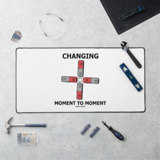 Changing Moment To Moment Magnetism Humour Desk Mat