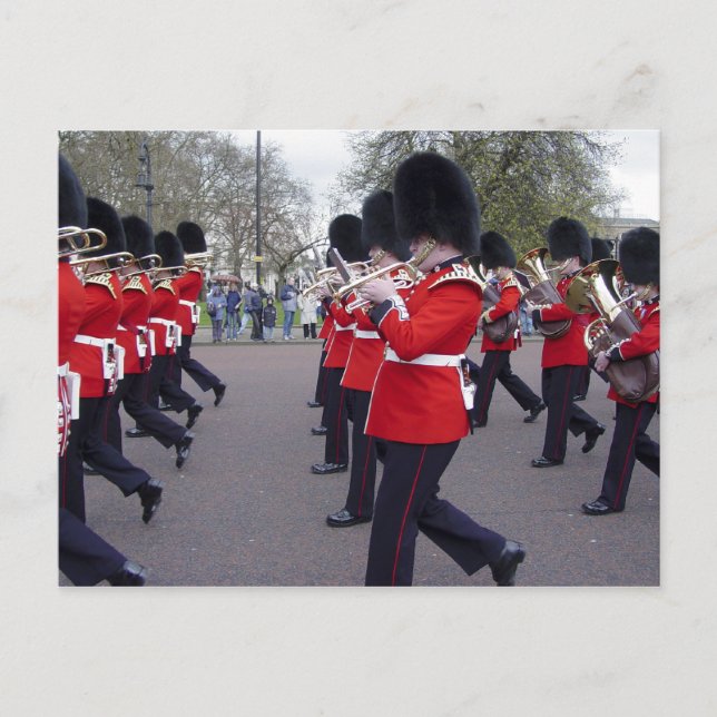 Changing of the Guards--Brass Postcard (Front)