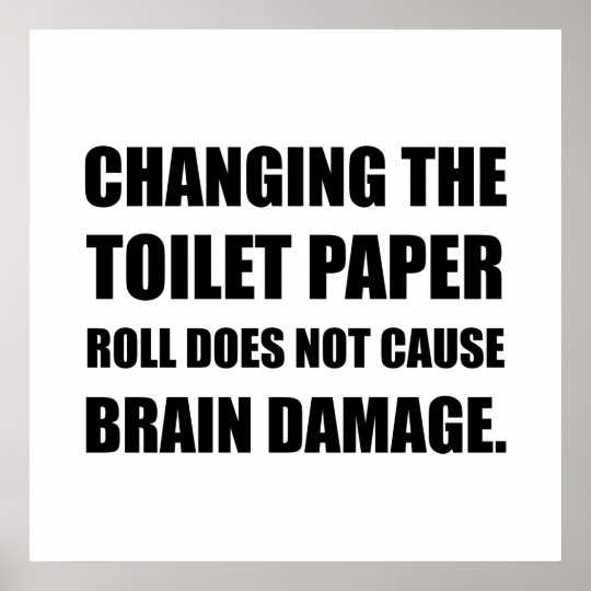 Toilet Brush Instructions Poster Zazzle