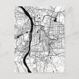 Changsha China Map Postcard