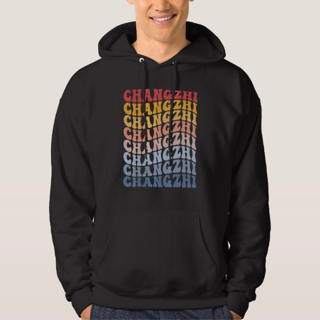 Changzhi City Groovy Retro Hoodie (Front)