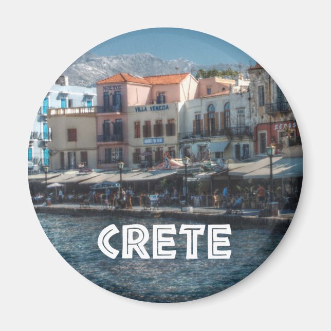 Chania Crete Greek Islands Magnet (Front)