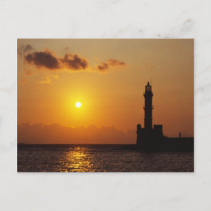 Chania Lighthouse Postcard
