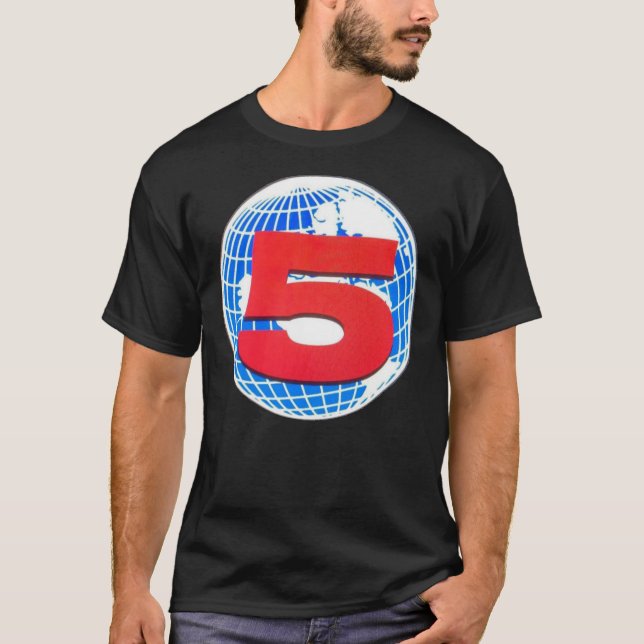 Channel 5 logo Classic T-Shirt (Front)