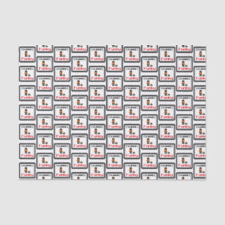 Channel Funky Pixel Art Tissue Paper