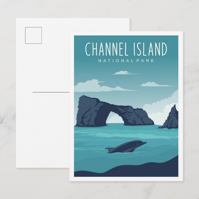 Channel Island National Park California Travel  Postcard (Front/Back)