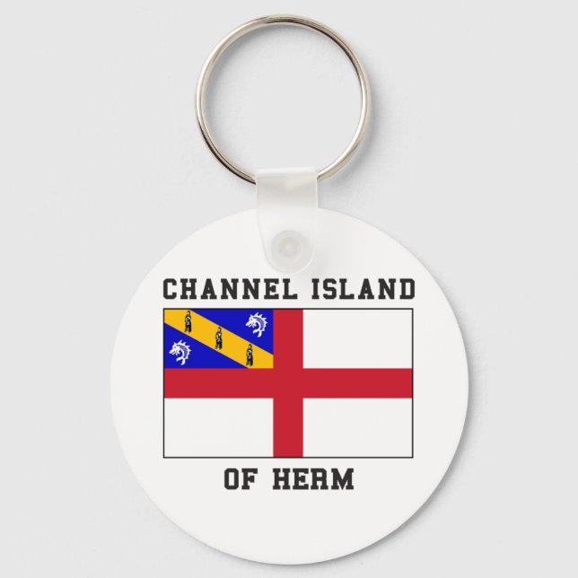 Channel Island of Herm Key Ring (Front)