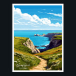 Channel Islands California travel illustration Poster<br><div class="desc">Channel Islands California USA Vintage travel illustration</div>