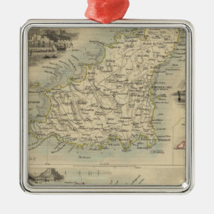 Channel Islands Metal Tree Decoration