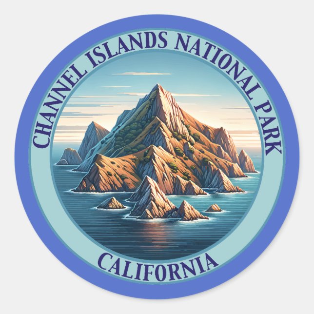 Channel Islands National Park California Classic Round Sticker (Front)