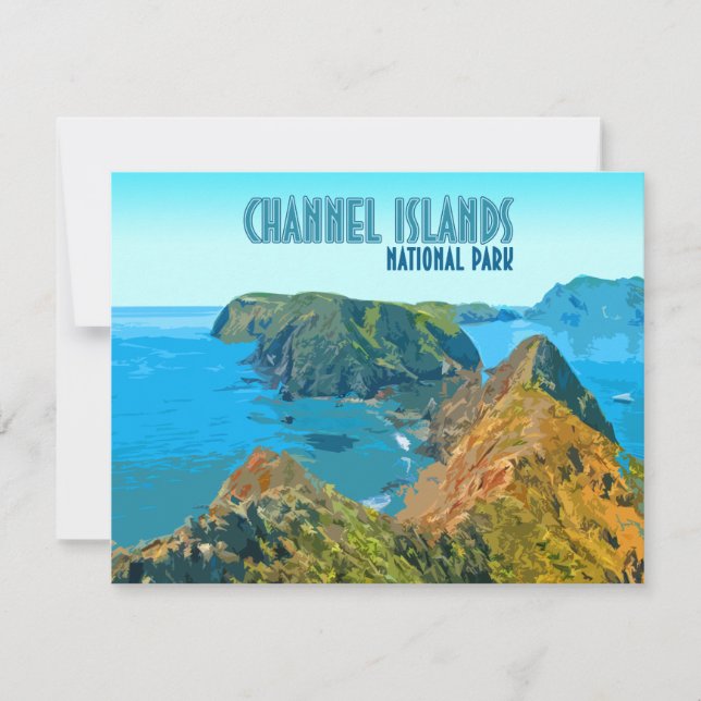 Channel Islands National Park California Flat Card (Front)