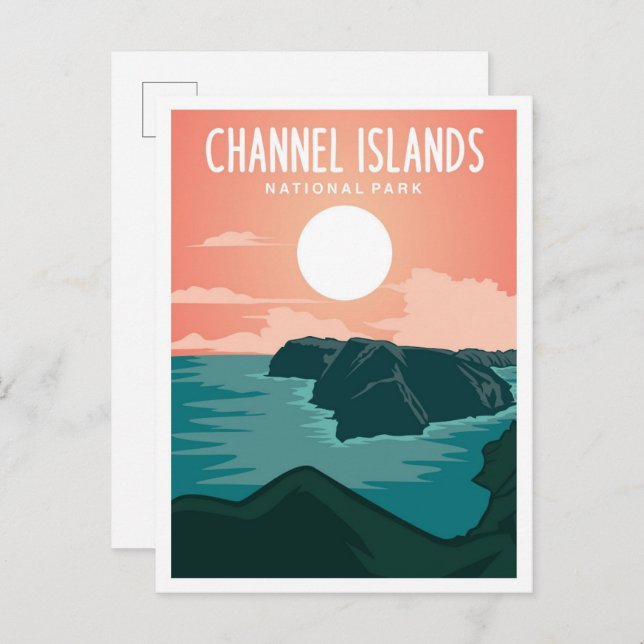 Channel Islands National Park California Travel  Postcard (Front/Back)