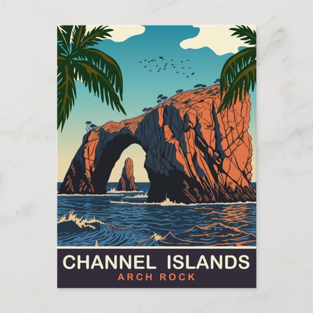 Channel Islands National Park California, Travel Postcard (Front)