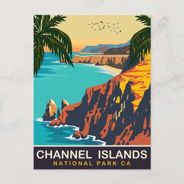 Channel Islands National Park California, Travel Postcard (Front)