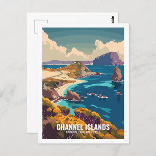Channel Islands National Park California USA  Postcard
