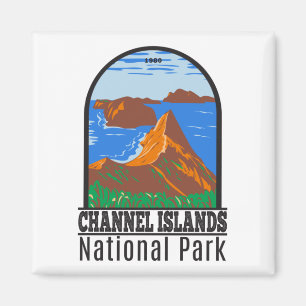 Channel Islands National Park California Vintage  Magnet