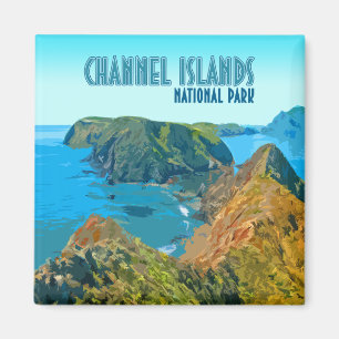 Channel Islands National Park California Vintage Magnet