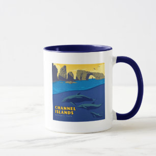 Channel Islands National Park Dolphins Mug