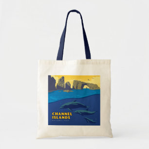 Channel Islands National Park Dolphins Tote Bag