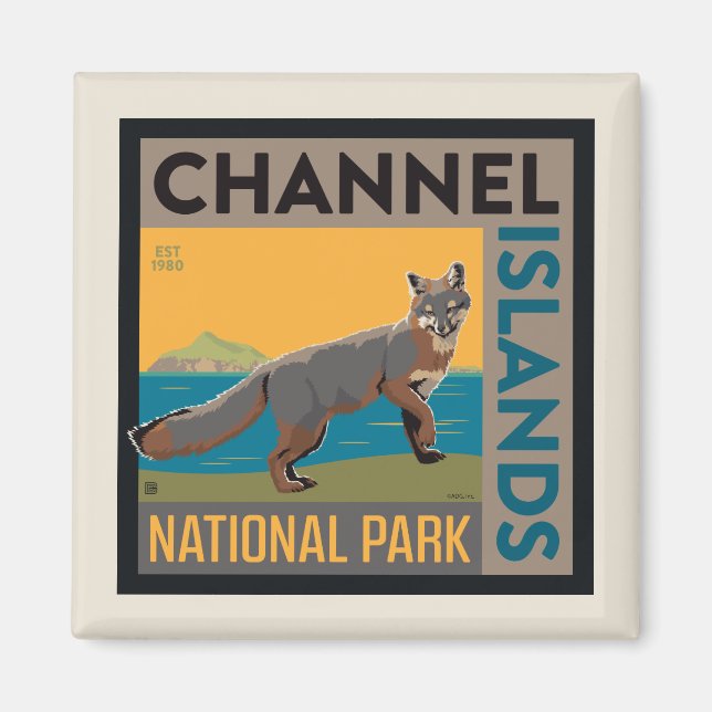Channel Islands National Park | Fox Magnet (Front)