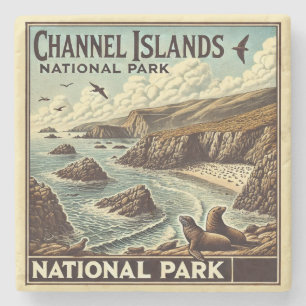 Channel Islands National Park Stone Coaster