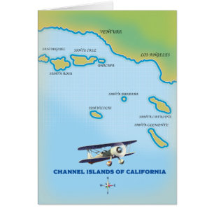 Channel Islands of California map