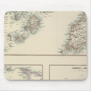 Channel Islands, Scilly Islands, and Isle of Man Mouse Mat