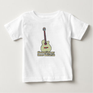 Channeling my inner guitarist. funny guitar quote baby T-Shirt