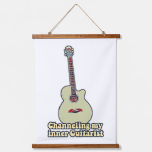 Channeling my inner guitarist. funny guitar quote hanging tapestry