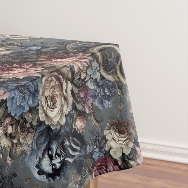 Channeling the Veil – Gothic Large Pattern Tablecloth (In Situ)