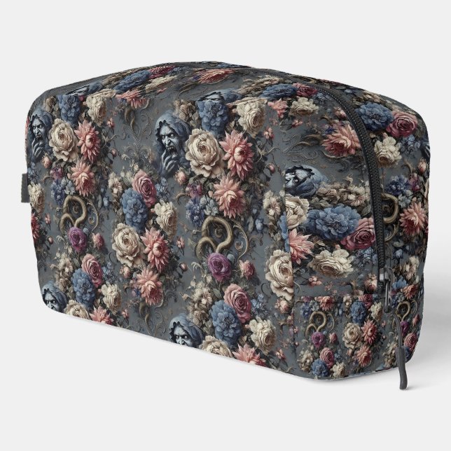 Channeling the Veil – Gothic Victorian Dopp Kit (Right Corner)