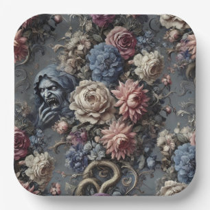 Channeling the Veil – Gothic Victorian Paper Plate