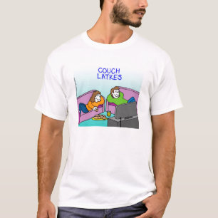 Channukah tshirt - Couch Latkes