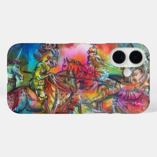 CHANSON DE ROLAND,COMBAT OF KNIGHTS IN TOURNAMENT  iPhone 16 CASE