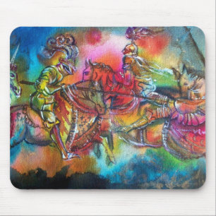 CHANSON DE ROLAND,COMBAT OF KNIGHTS IN TOURNAMENT  MOUSE MAT