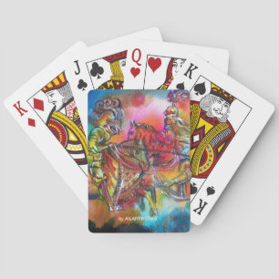 CHANSON DE ROLAND/ COMBAT OF KNIGHTS IN TOURNAMENT PLAYING CARDS