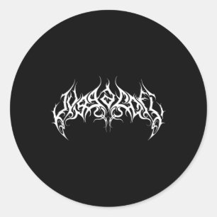 Chant For The Underground_ Juggalofi Tribal Tattoo Classic Round Sticker