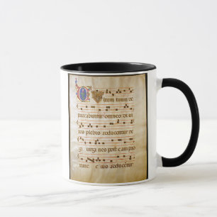 chant manuscript.jpg, Gregorian Chant:The "cutt... Mug
