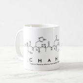 Chantel peptide name mug (Front Left)