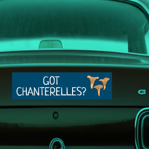 Chanterelle Mushrooms Fun Fungi CUSTOMIZE IT Bumper Sticker