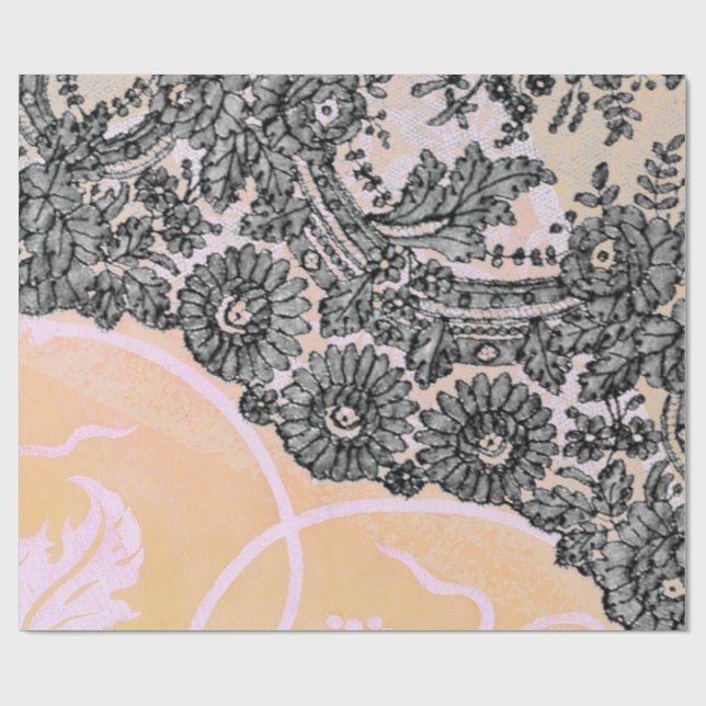 CHANTILLY LACE WITH William Morris Wrapping Paper (Flat)