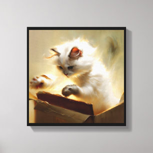 Chantilly-Tiffany Cat Canvas Print