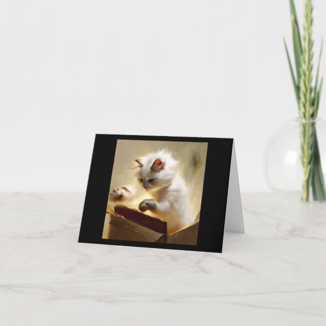 Chantilly-Tiffany Cat  Card (Front)